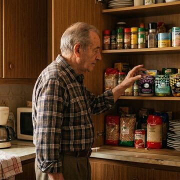 persona-mayor-escogiendo-que-va-a-comer Comida preparada para personas mayores: platos tradicionales listos para comer